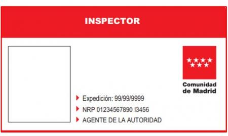 Nueva tarjeta identificativa del personal inspector Imagen del diseño la nueva tarjeta identificativa del personal inspector